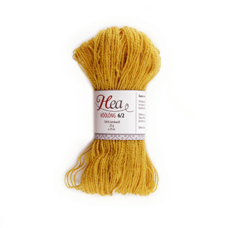 Honey Yellow Yarn 6/2 for Belt Weaving